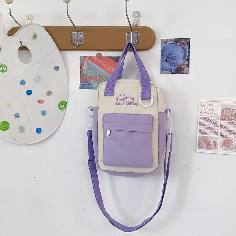 Cute Cartoon Doll Transparent Shoulder Bag for Women