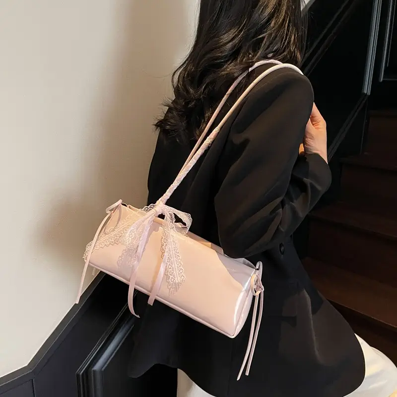 Light Blue Korean Style Shoulder Bag for Women - Image 7