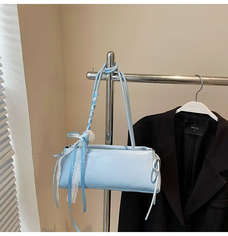Light Blue Korean Style Shoulder Bag for Women — feature 14