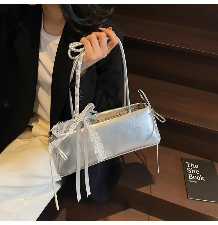 Light Blue Korean Style Shoulder Bag for Women — feature 25