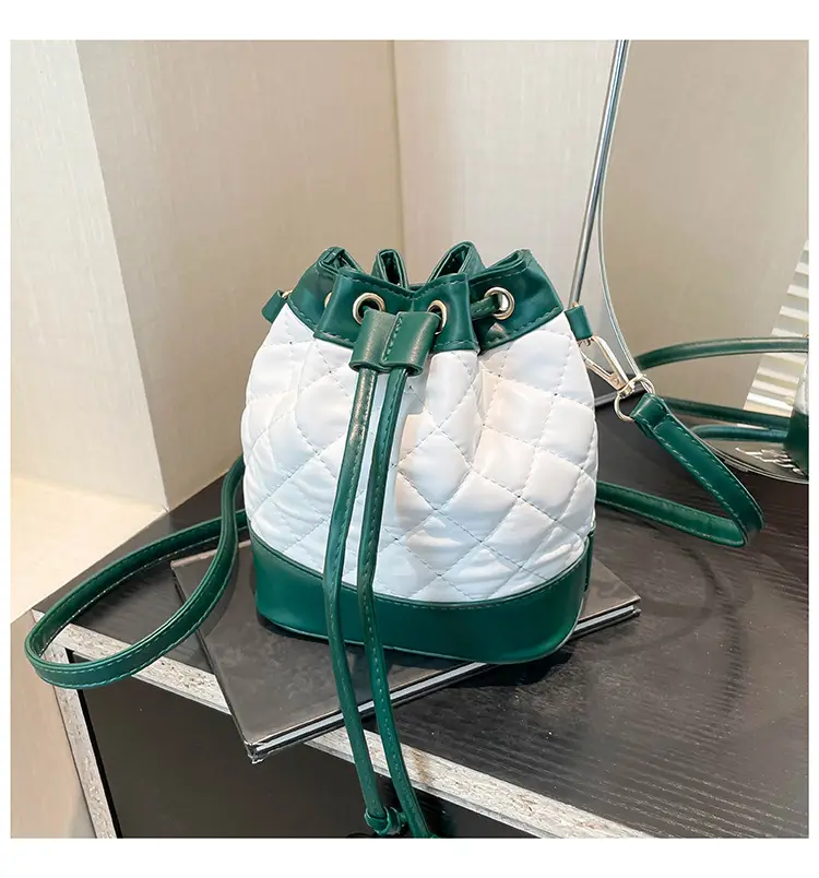 Diamond Embroidery Shoulder Crossbody Bag Green White 2025 - Image 4