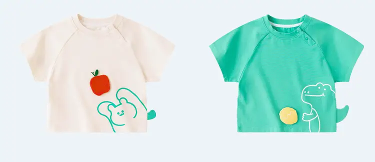 Baby Cotton T-Shirt 3D Box Design Summer Wear — feature 30