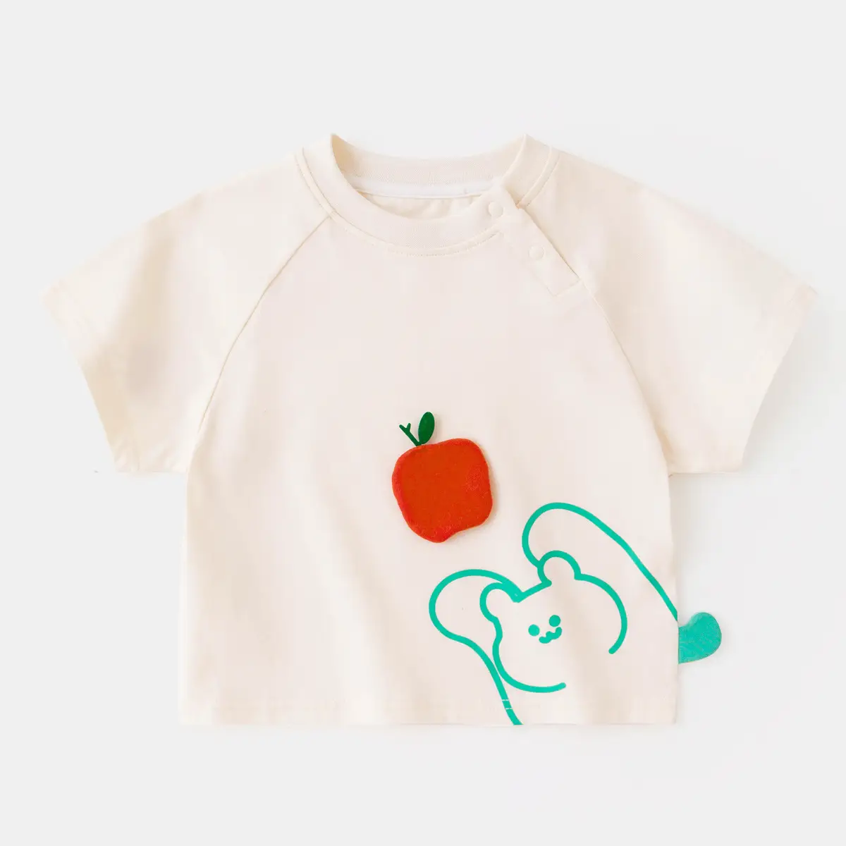 Baby Cotton T-Shirt 3D Box Design Summer Wear - Image 2