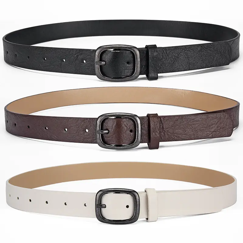 Women's Belt Jeans All-match Ins Style Trouser Belt Korean Fashion Simple Women's Black Decorative New Belt - Image 6