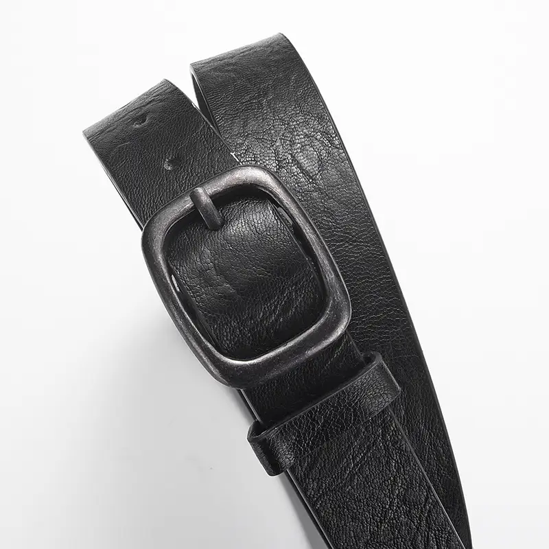 Women's Belt Jeans All-match Ins Style Trouser Belt Korean Fashion Simple Women's Black Decorative New Belt - Image 8