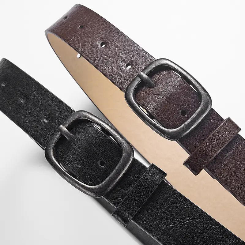 Women's Belt Jeans All-match Ins Style Trouser Belt Korean Fashion Simple Women's Black Decorative New Belt - Image 9