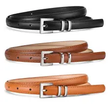 Women's Belt Jeans All-match Ins Style Trouser Belt Korean Fashion Simple Women's Black Decorative New Belt — feature 22