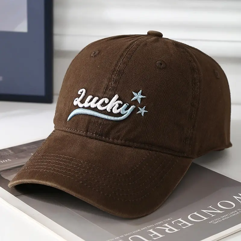 Red Lucky Star Baseball Cap for Boys Girls - Image 9