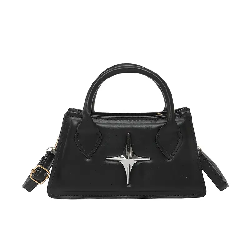 White Star Print Crossbody Bag for Women - Image 11