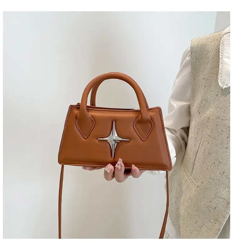 White Star Print Crossbody Bag for Women — feature 13
