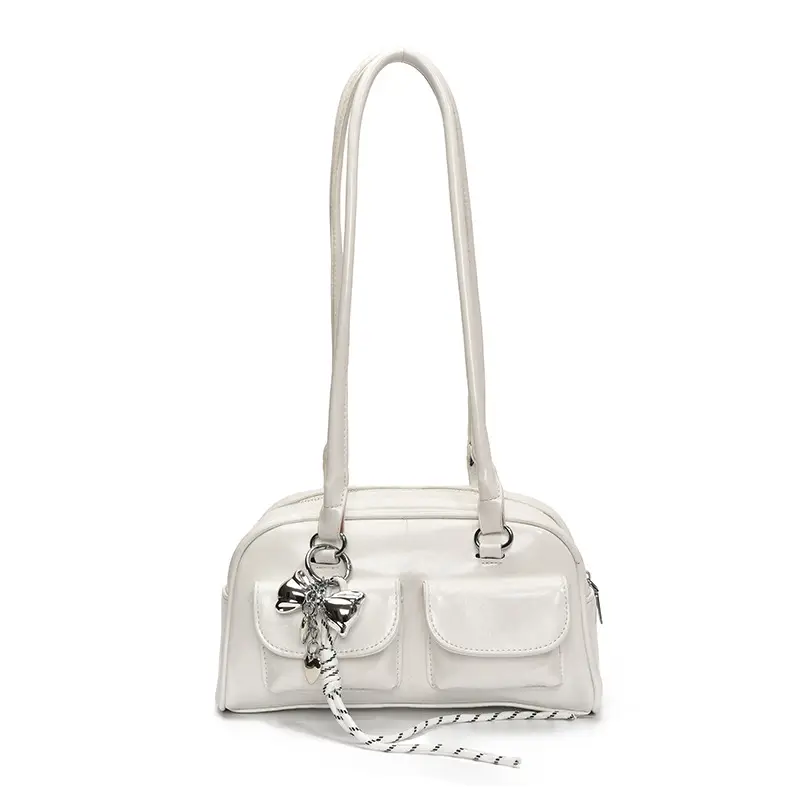 Silver Retro Shoulder Bag for Women - Image 13