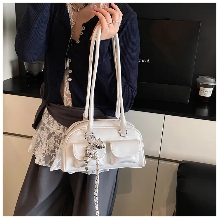 Silver Retro Shoulder Bag for Women — feature 30