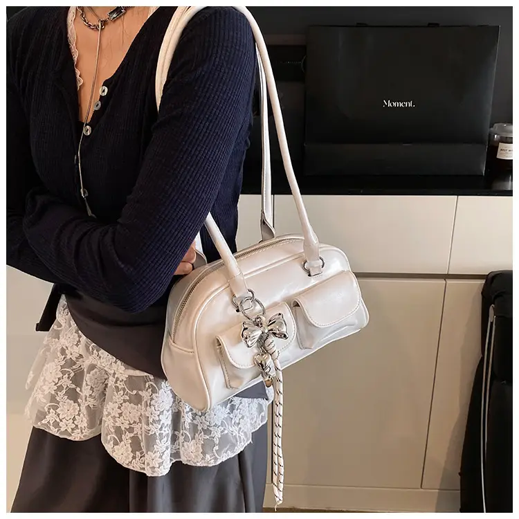 Silver Retro Shoulder Bag for Women — feature 31