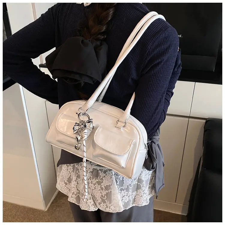 Silver Retro Shoulder Bag for Women — feature 35