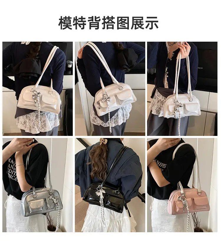 Silver Retro Shoulder Bag for Women — feature 4