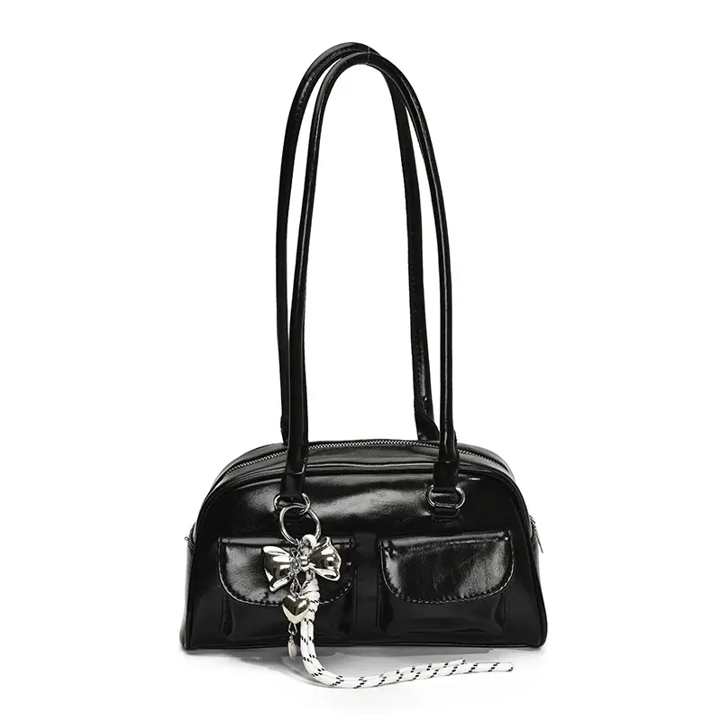Silver Retro Shoulder Bag for Women - Image 5
