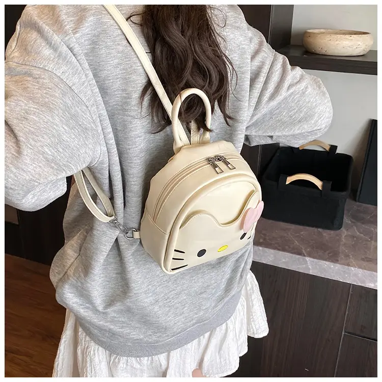 Hello Kitty Crossbody Backpack for Girls Cute Pink Bow — feature 17