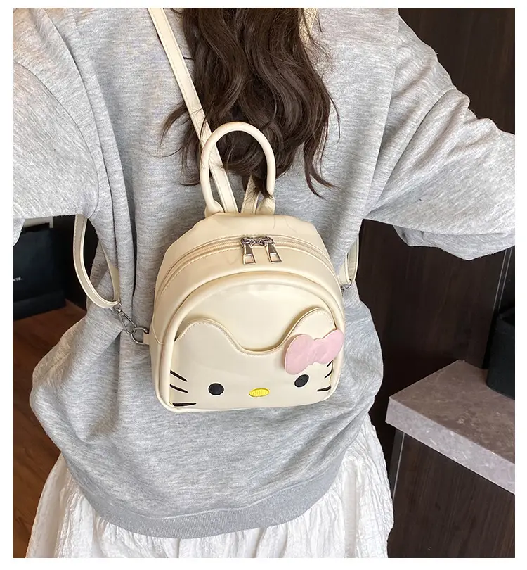 Hello Kitty Crossbody Backpack for Girls Cute Pink Bow — feature 2