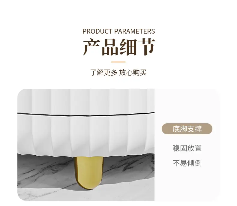 Digital Rotating Cosmetic Storage Cylinder with Pen Holder — feature 11