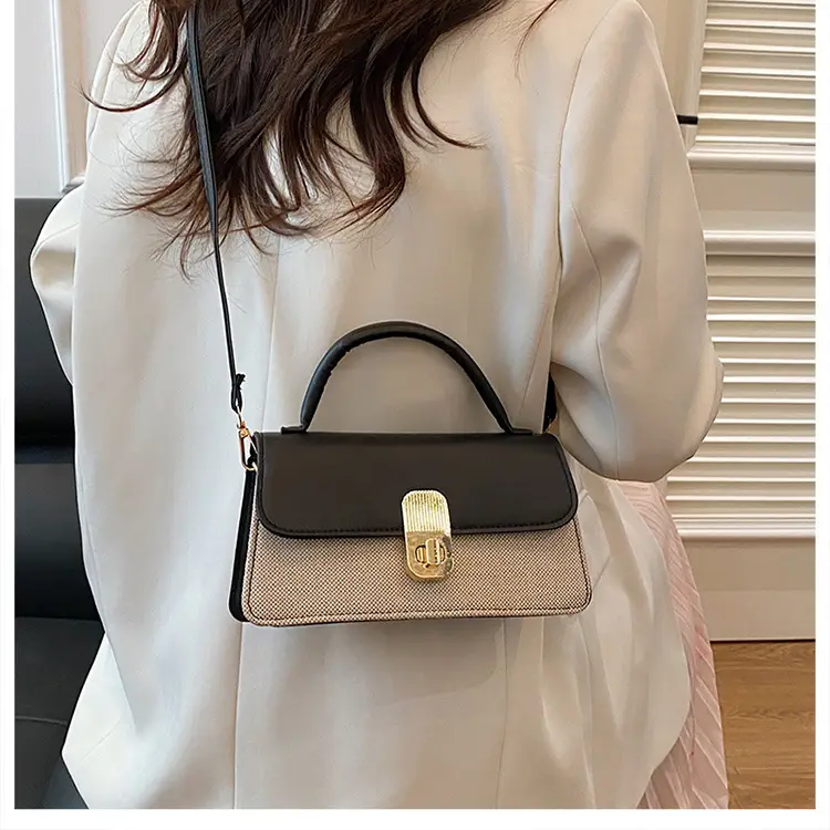 Pink & Beige Lock Bag for Women 2024 — feature 14