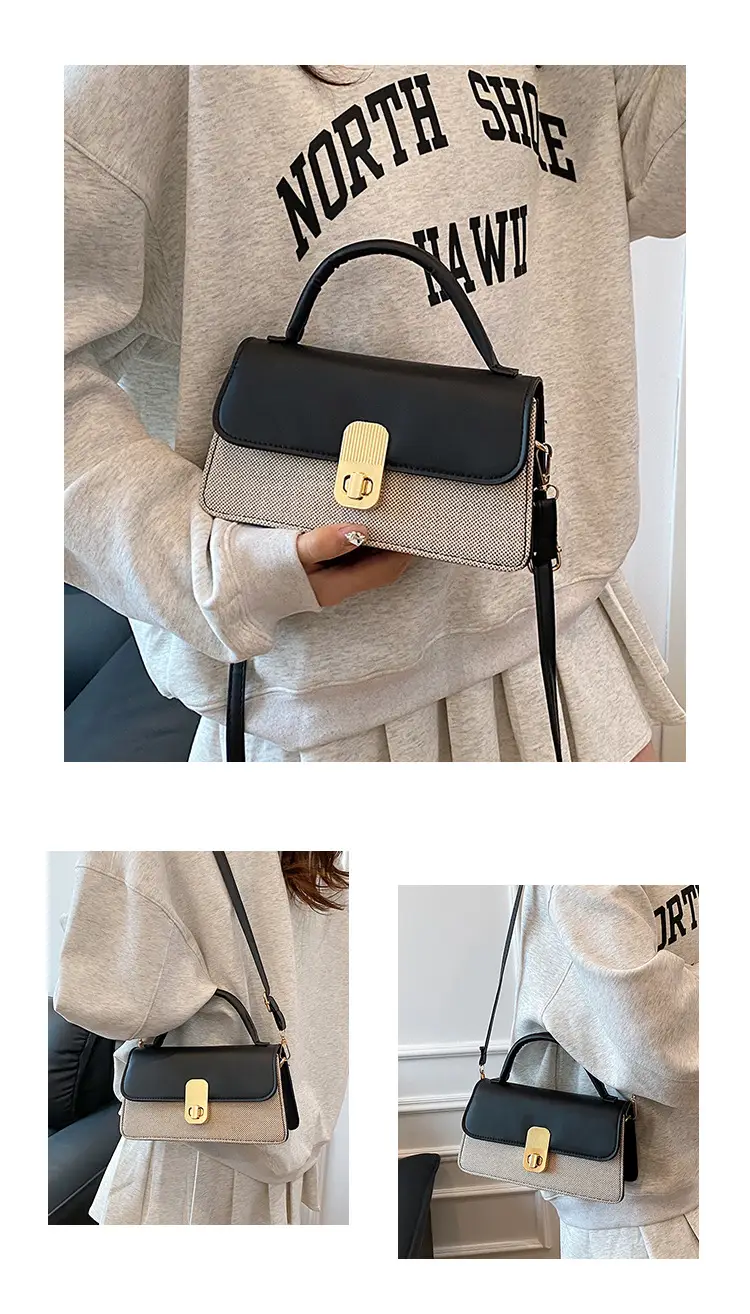 Pink & Beige Lock Bag for Women 2024 — feature 18