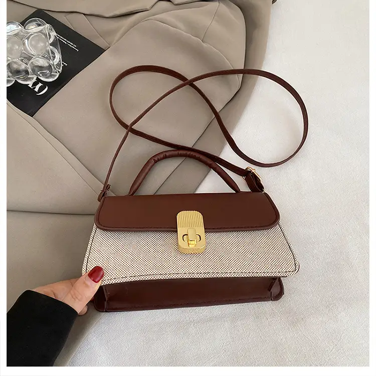 Pink & Beige Lock Bag for Women 2024 — feature 28