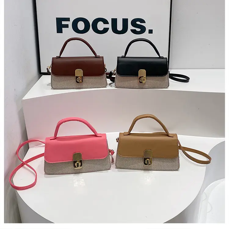 Pink & Beige Lock Bag for Women 2024 — feature 31