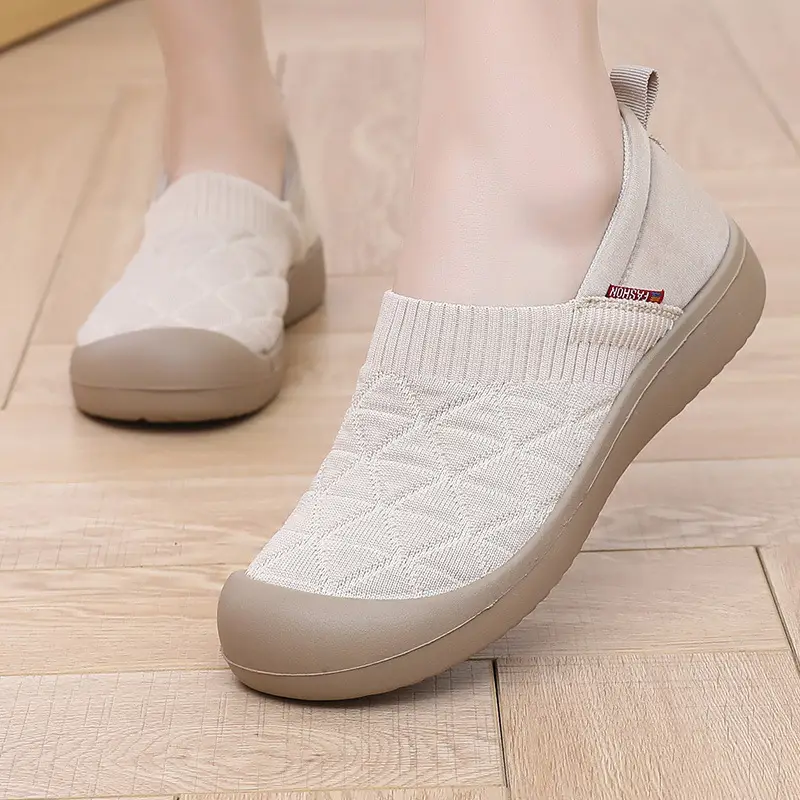 Women's Shoes for Spring and Autumn, Popular Slip-On Loafers, Round-Toe, Breathable, Comfortable, Soft-Soled, Fashionable Fashion Flats - Image 6