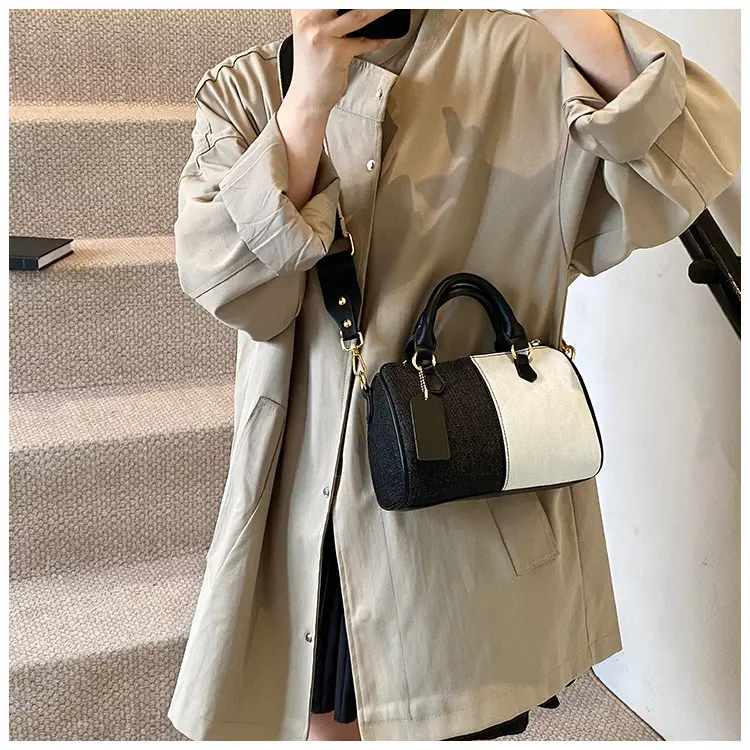 Crossbody Bag Black White Leather Shoulder Crossbody 2024 — feature 16