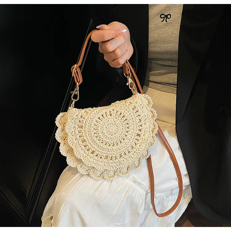 Cute Lace Crossbody Bag for Women Brown — feature 13