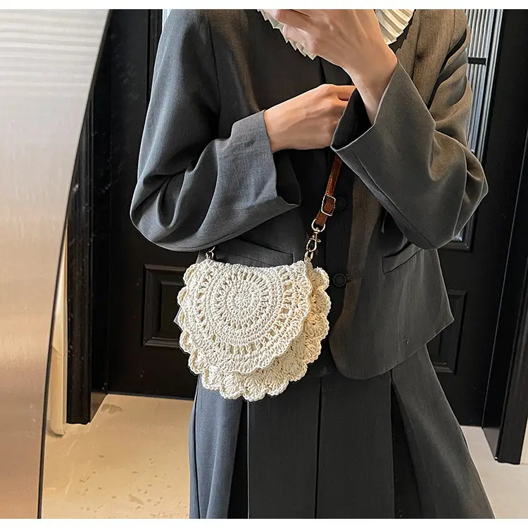 Cute Lace Crossbody Bag for Women Brown — feature 18
