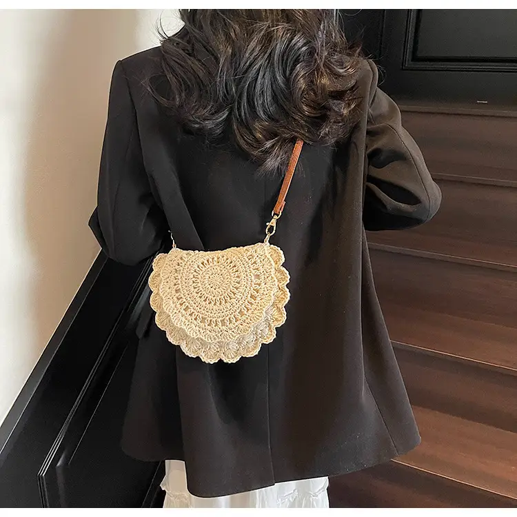 Cute Lace Crossbody Bag for Women Brown — feature 20