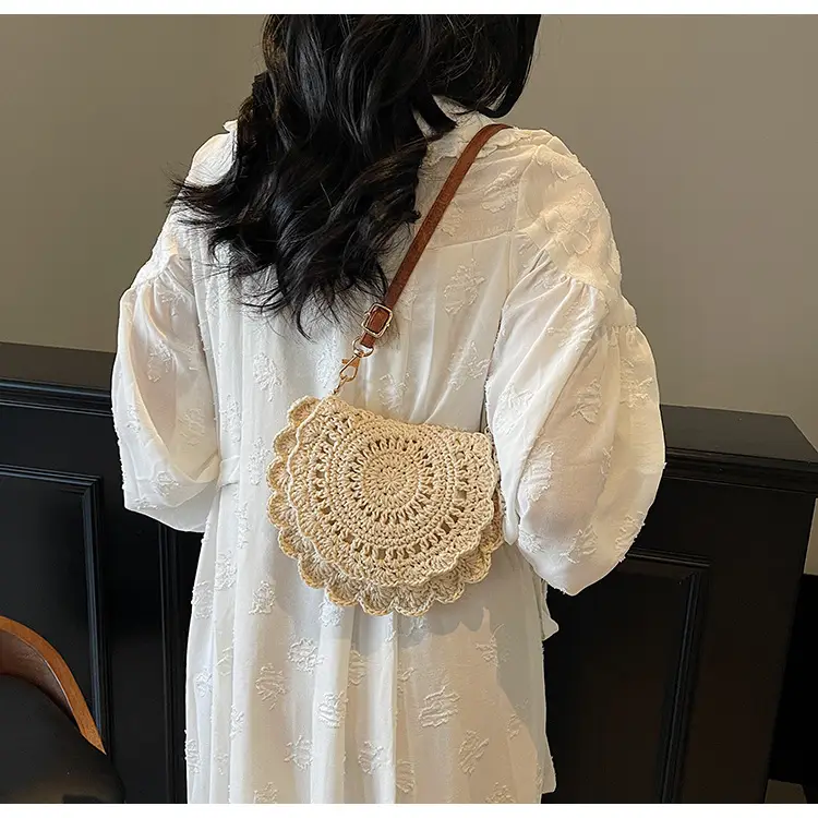Cute Lace Crossbody Bag for Women Brown — feature 22