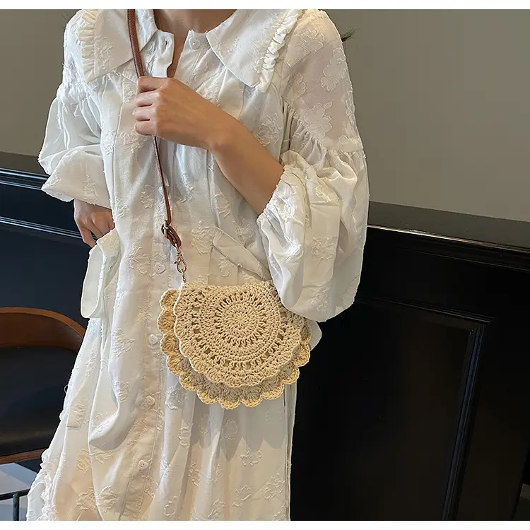 Cute Lace Crossbody Bag for Women Brown — feature 24