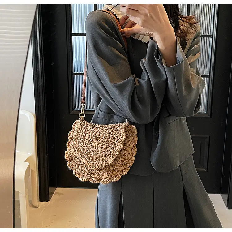 Cute Lace Crossbody Bag for Women Brown — feature 25