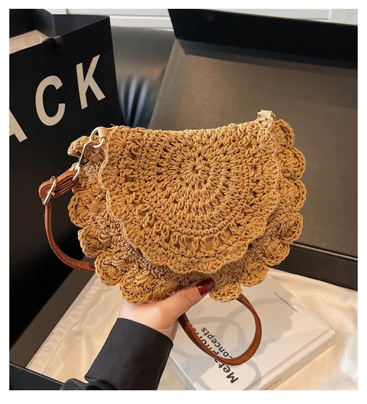 Cute Lace Crossbody Bag for Women Brown — feature 3