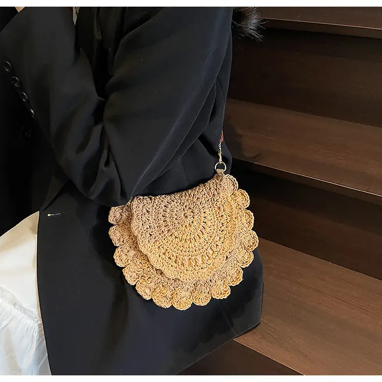 Cute Lace Crossbody Bag for Women Brown — feature 30