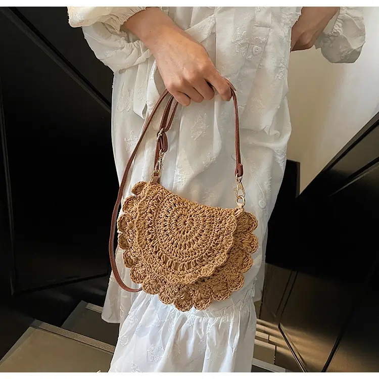 Cute Lace Crossbody Bag for Women Brown — feature 33