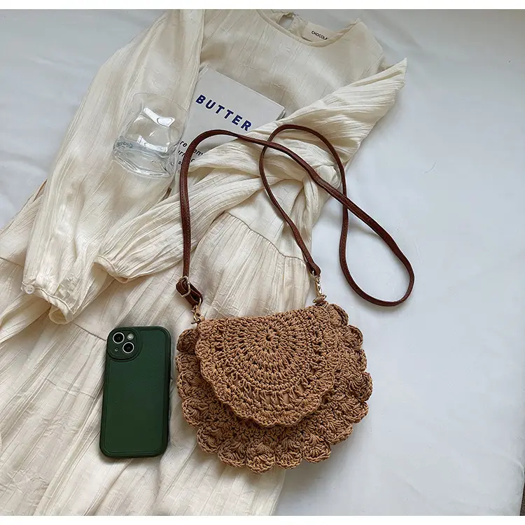 Cute Lace Crossbody Bag for Women Brown — feature 39
