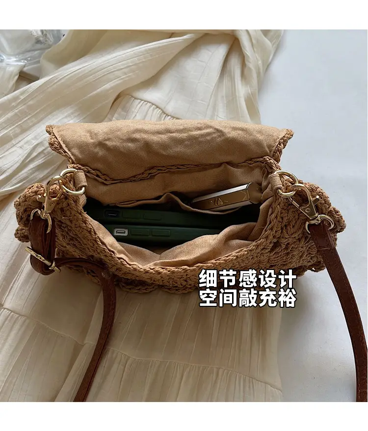 Cute Lace Crossbody Bag for Women Brown — feature 9