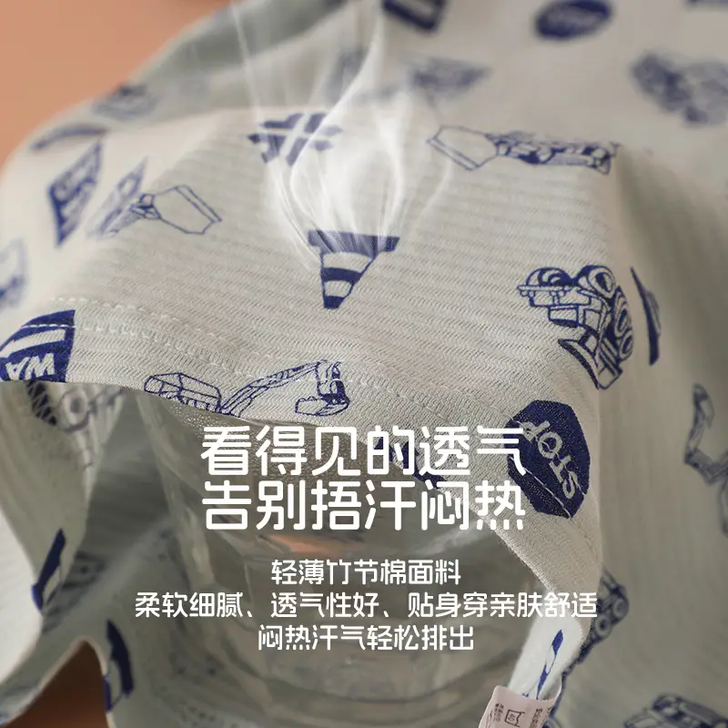 Japanese Print 3Yr Boys T-Shirt Cotton Summer Wear - Image 4