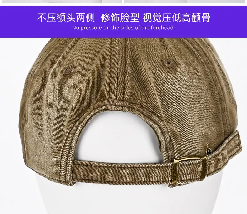 Pure Cotton Vintage Dog Cap with "Wacky Puppy" Embroidery — feature 14