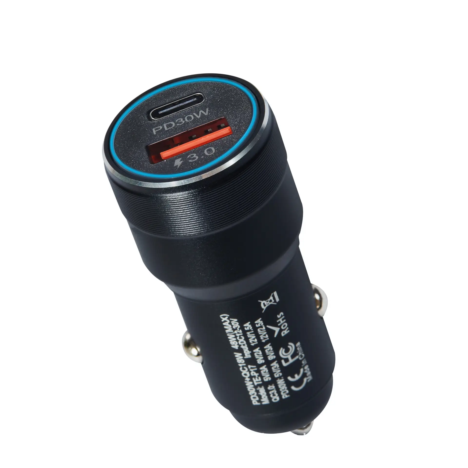 48W Fast Charging Mini Car Charger for Qc3.0+Pd30W Automotive Supplies — feature 10