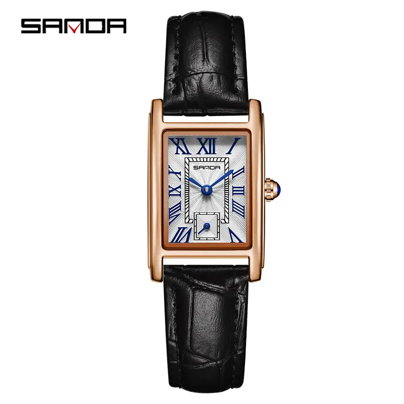 Sanda Square Women's Quartz Watch Roman Plate Waterproof - Image 5