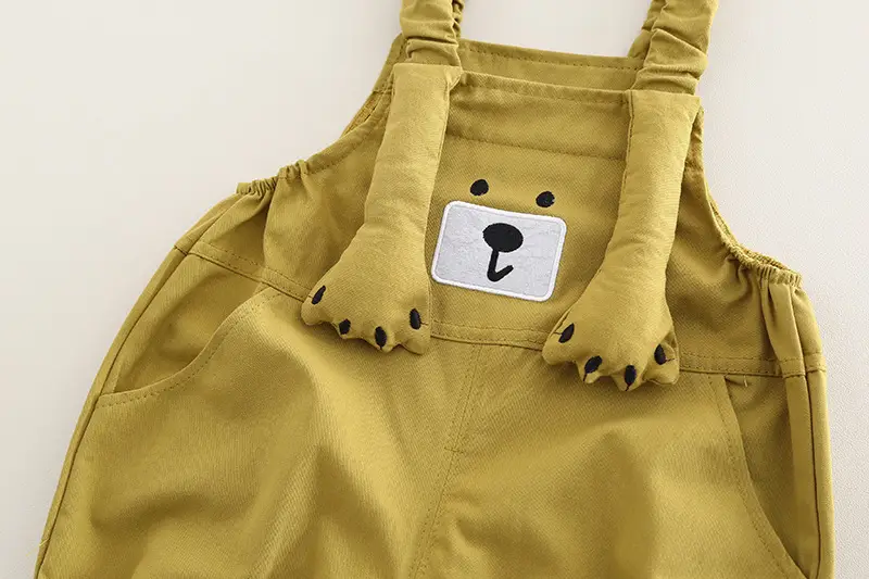 Boys & Girls 2-Piece Brown T-Shirt Suspenders Set Summer 2025 — feature 14