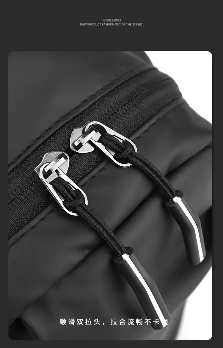 Men's Waterproof Crossbody Bag Black Sports Cycling — feature 27