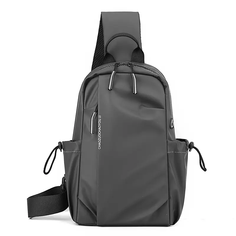 Men's Waterproof Crossbody Bag Black Sports Cycling - Image 2