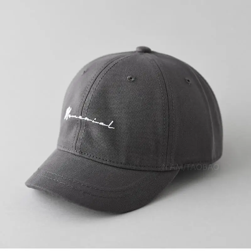 2025 Japanese Style Baseball Cap Grey Retro Big Head