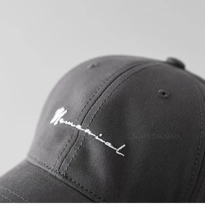 2025 Japanese Style Baseball Cap Grey Retro Big Head