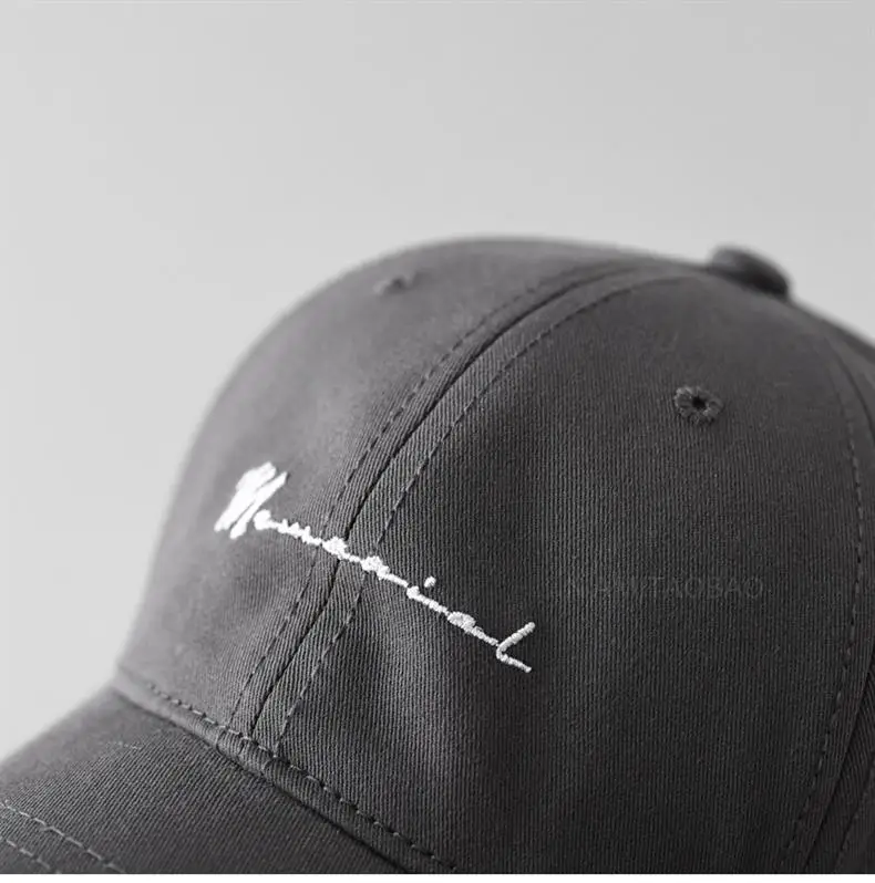 2025 Japanese Style Baseball Cap Grey Retro Big Head — feature 11